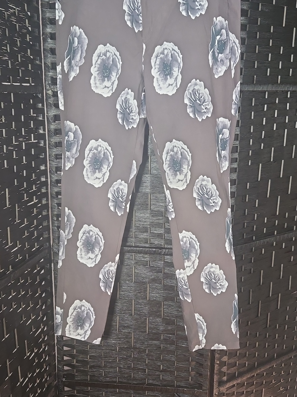 Jules & Leopold Casual Womens Stretchy Floral Leggings Pants Size Large